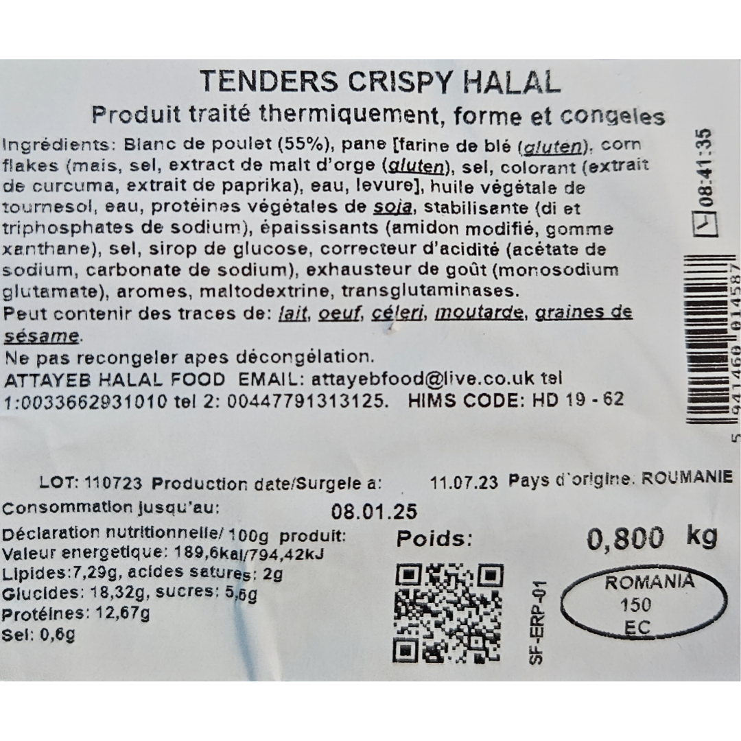 Image de Tenders Crispy Attayeb HALAL