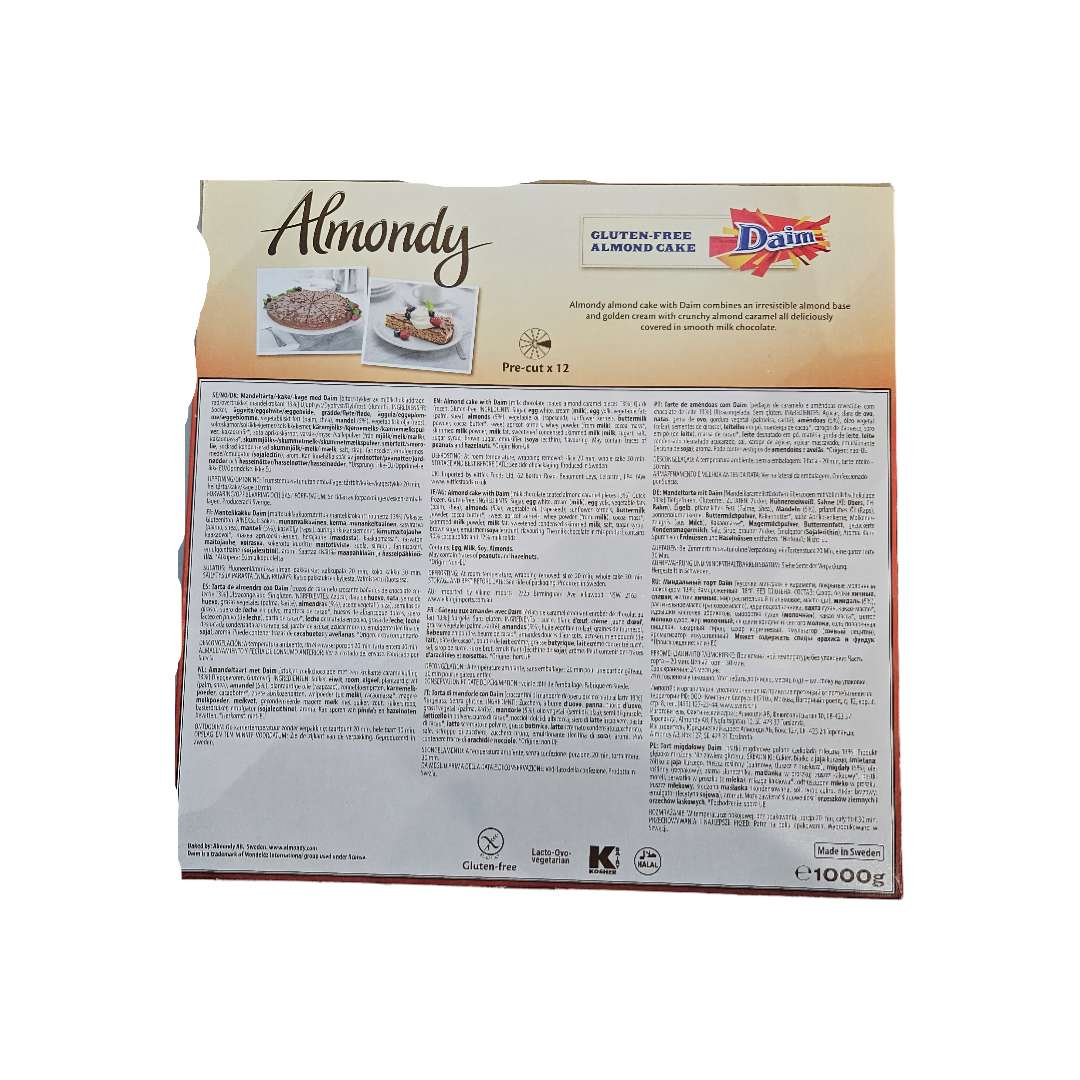 Image de Almondy Tarte au Daim Surgelé